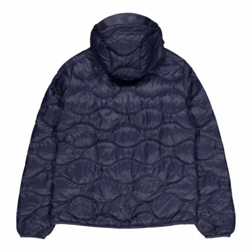 W Helium Down Hood Jacket Blue Shadow