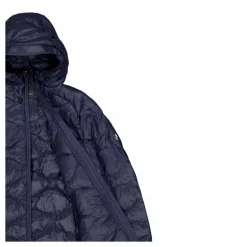 W Helium Down Hood Jacket Blue Shadow