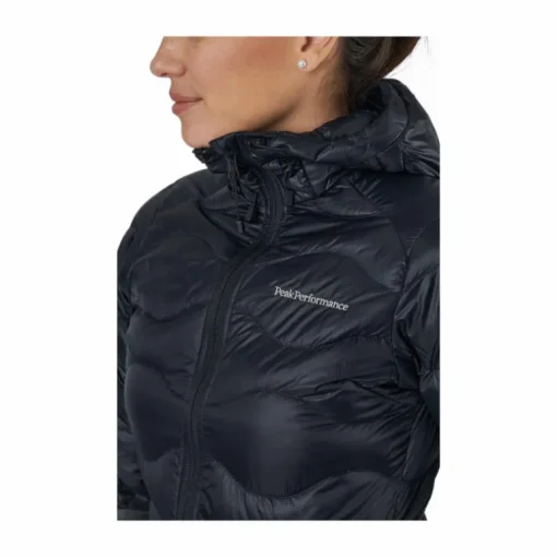 W Helium Down Hood Jacket Black