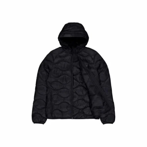 W Helium Down Hood Jacket Black