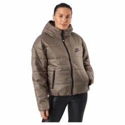 W Nsw Syn Tf Rpl Hd Jkt Olive Grey/black/black