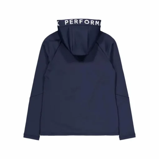 W Rider Mid Zip Hood Blue Shadow