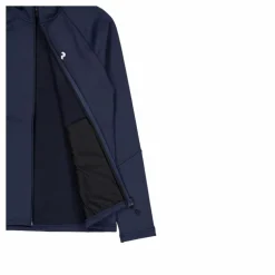 W Rider Mid Zip Hood Blue Shadow