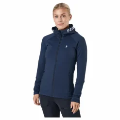W Rider Zip Hood Blue Shadow