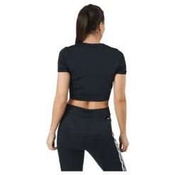 W Sml Fit T Black/white