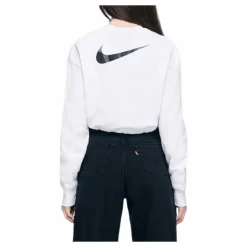 W Sportswear Swoosh Crew White