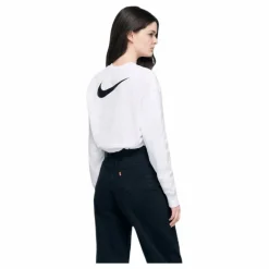 W Sportswear Swoosh Crew White