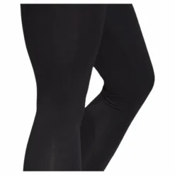 W Stacked Logo Cotton Tights Black / White