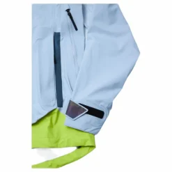 W Terrex Myshelter Gore-Tex Active Jacket Halo Blue / Acid Yellow