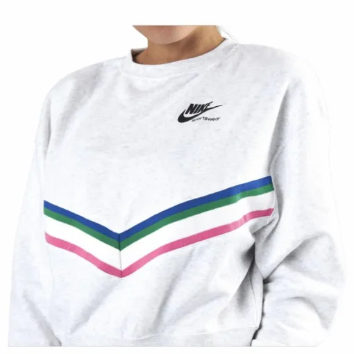Womens Nsw Heritage Crew Birch Heather/Black
