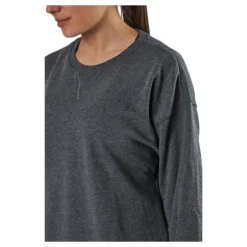 Yoga French Terry Fleece LS Black/Grey