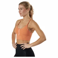 Yoga Indy Eyelet Light Bra Orange