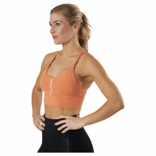 Yoga Indy Eyelet Light Bra Orange