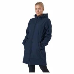 Zadie W Long Softshell Jacket Navy Blazer