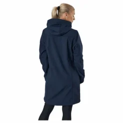Zadie W Long Softshell Jacket Navy Blazer