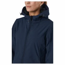Zadie W Long Softshell Jacket Navy Blazer