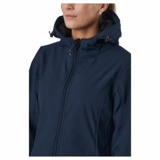 Zadie W Long Softshell Jacket Navy Blazer