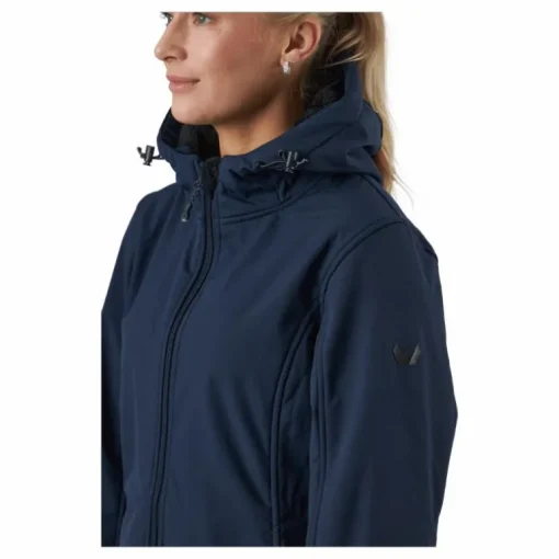 Zadie W Long Softshell Jacket Navy Blazer
