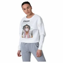 Ziggy L/S O-Neck Box Swt White